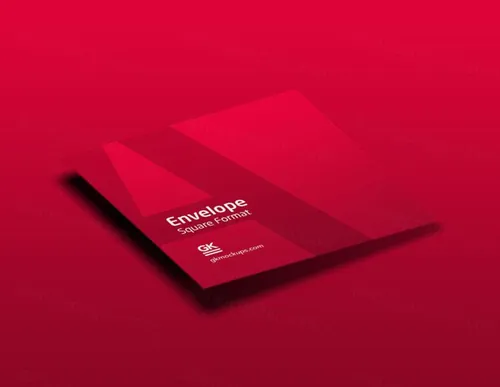 信封海报动态演示样机PSD模板 Envelope Animation Mock-up