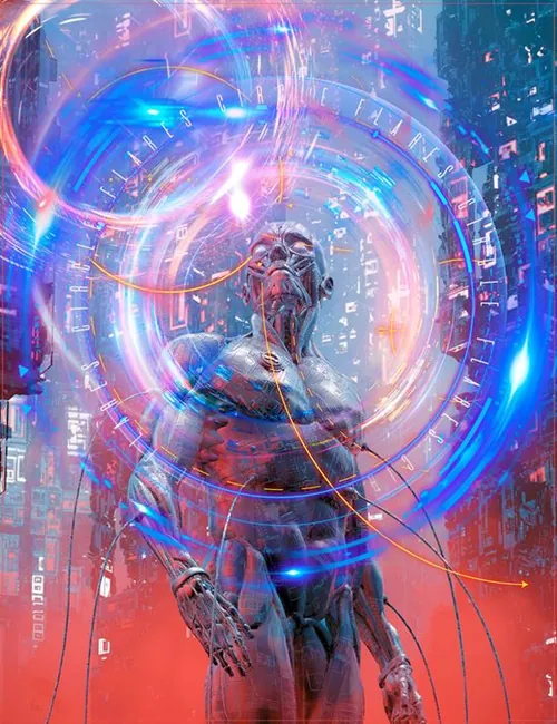 科幻酷炫的彩色耀斑光圈游戏传送施法武器特效常用素材 devi