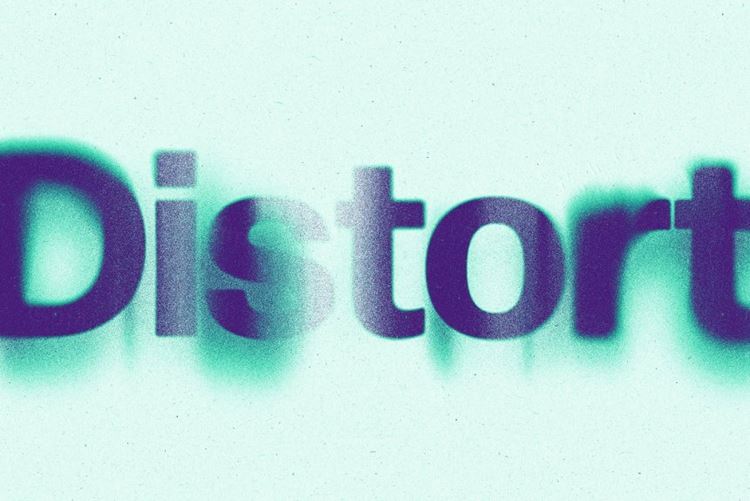 抽象砂砾感弥散消失文本特效海报标题幻影字体效果 Smudge