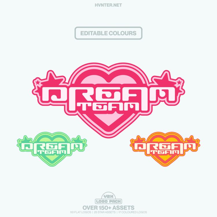 高质量Y2K千禧年复古LOGO贴纸标签矢量设计模板素材 Y2