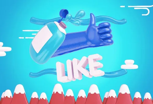 3D立体点赞手势高清PSD素材免费下载 Sample of Bright Travel Items Scene Gene