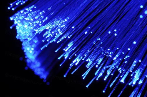 蓝色光钎超清背景图 现代数据传输 网络技术概念 全球通讯的光钎计算机数据概念