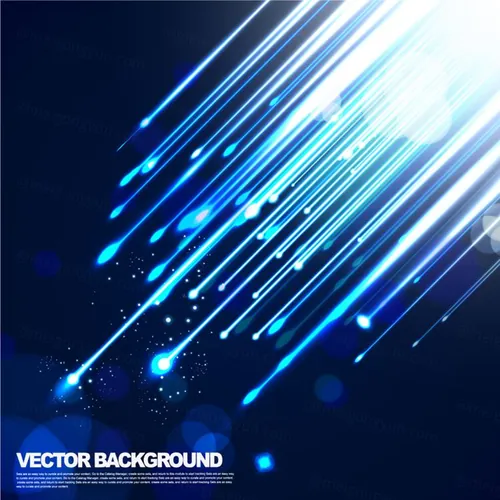 蓝色光钎EPS矢量背景图 现代数据传输 网络技术概念 全球通讯的光钎计算机数据概念