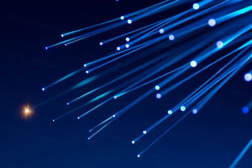 蓝色光钎超清背景图 现代数据传输 网络技术概念 全球通讯的光钎计算机数据概念