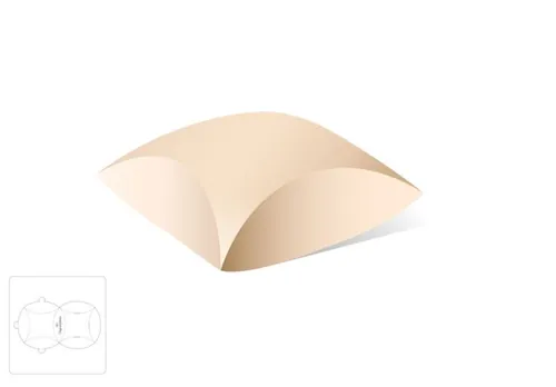 贝壳形状礼品盒模切图/刀模图EPS源文件