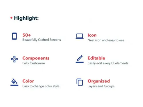 快餐外卖订餐支付外送移动APP程序UI界面素材 Fohan - Foo