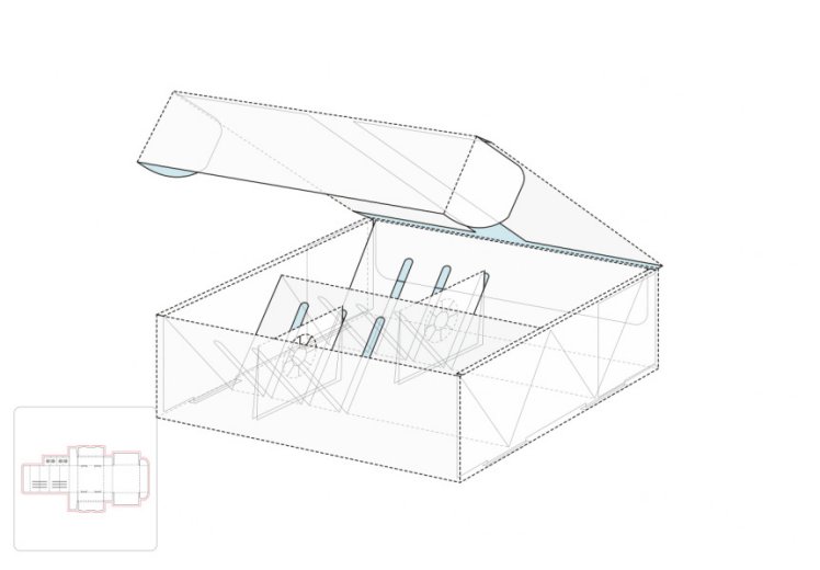 装瓶箱模切图/刀模图EPS源文件