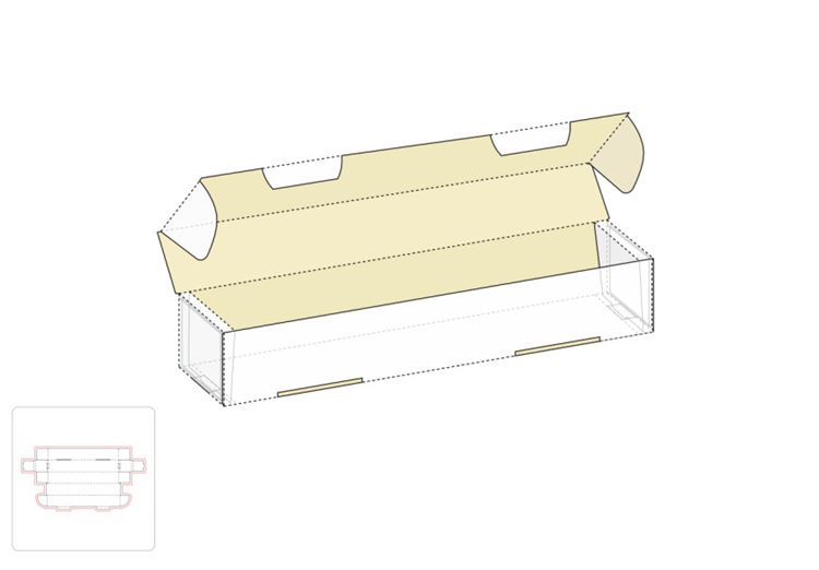 装瓶盒模切图/刀模图EPS源文件