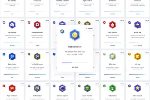 5时尚高端简约好用的高品质六角形游戏图标徽章icon大集合（psd）.