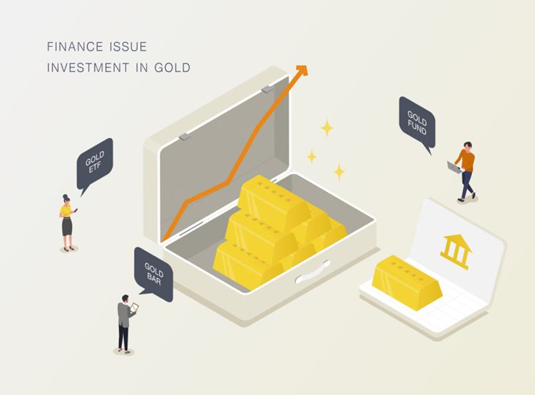 2.5D等距风格金融服务银行投资理财AI矢量插画素材