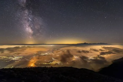星空银河系设计照片4K Time-lapse of Milky Way