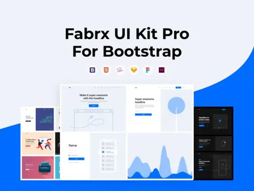 基于Bootstrap 4的Web UI组件库 Fabrx UI Ki