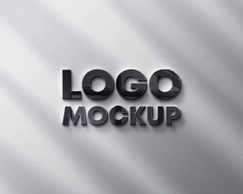 墙体logo与阴影设计展示样式[PSD]