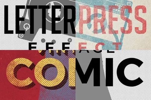 经典的文字背景纹理 Vintage Letterpress