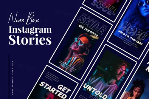 时尚高端绚丽多用途的高品质Instagram社交媒体banner海报设计模板
