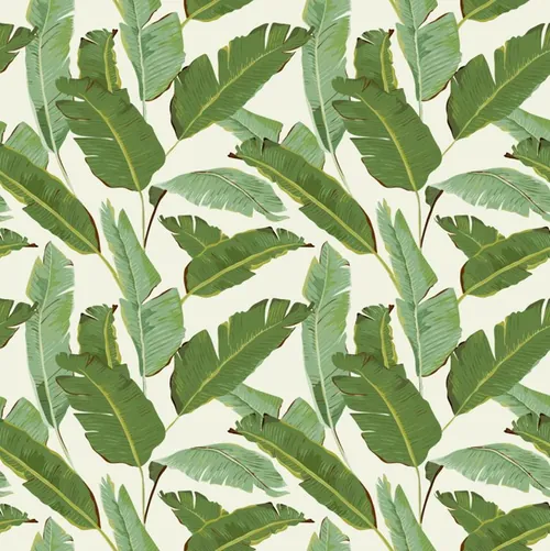 绿色热带植物棕榈叶花背景纹理花卉壁纸矢量设计素材Tropical Background