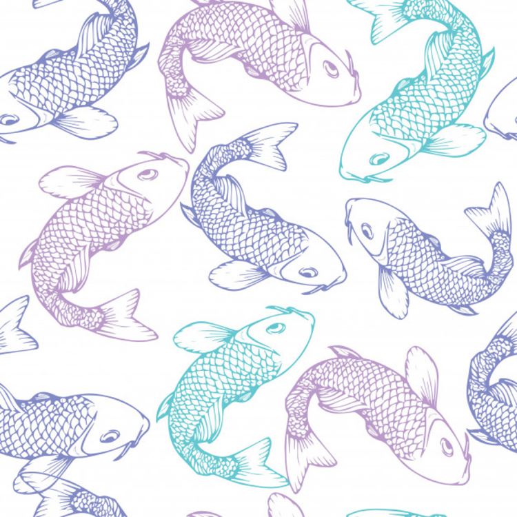 63手绘锦鲤鱼无缝图案插画.jpg