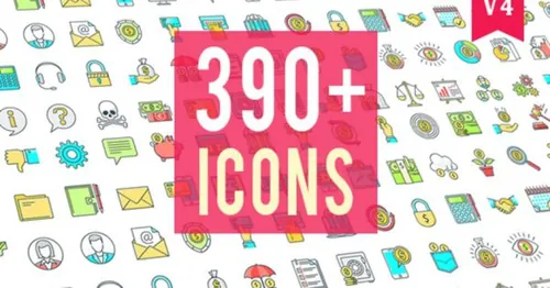 创意简约多用途动画图标套装 Icons PackAnimated Ic