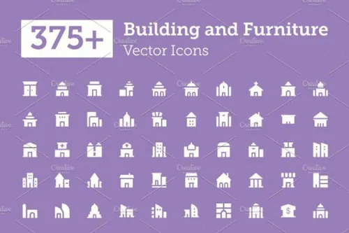 家具ico小图标 375  Building and Furniture Ico