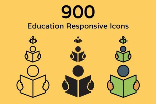 教育主体ico图标素材 Education Responsive Icons