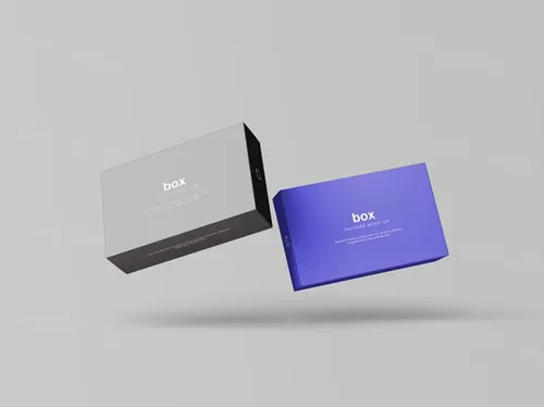 精品礼品/产品包装盒外观设计样机模板  Box Packaging Mockup