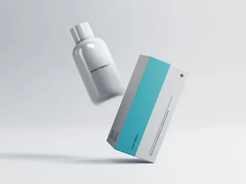 药瓶药品包装纸盒外观设计展示样机  Medical Packaging Mockup