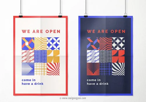 24款几何图案无缝背景素材Geometric pattern