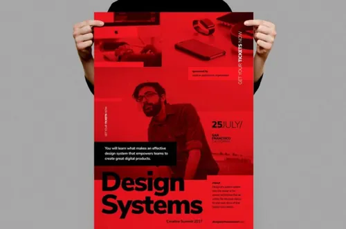 时尚个性商务商业艺术博物馆海报宣传单