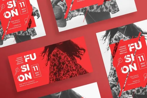 优衣库风格配色艺术馆博物馆海报宣传单