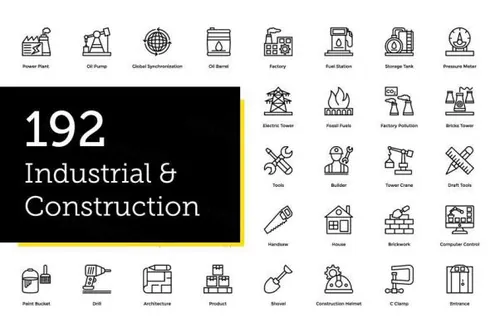 工业和建筑图标 192 Industrial and Construction