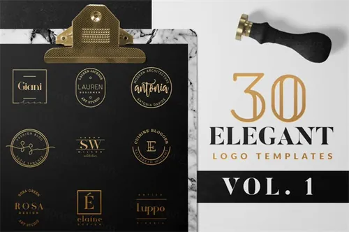 优雅精美的LOGO合集包 Elegant Logo Pack VOL 1