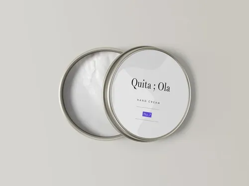 护肤品软管类包装样机 Hand Cream Jar Mockup