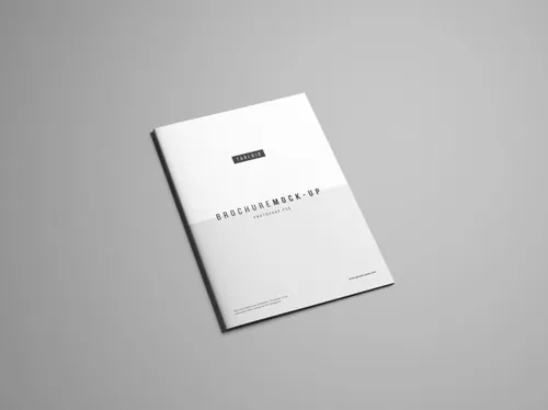 完美简单的画册设计展示样机PSD模板 Brochure mockup