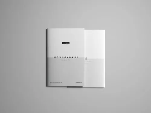 完美简单的画册设计展示样机PSD模板 Brochure mockup