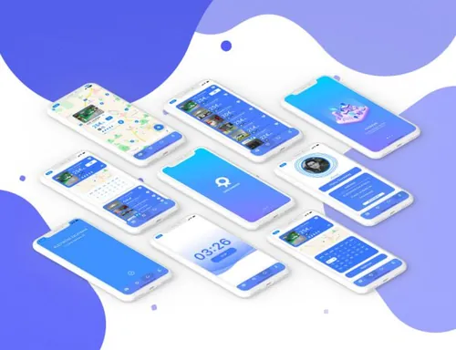 停车场移动应用程序UI工具包 Take Parking Mobile