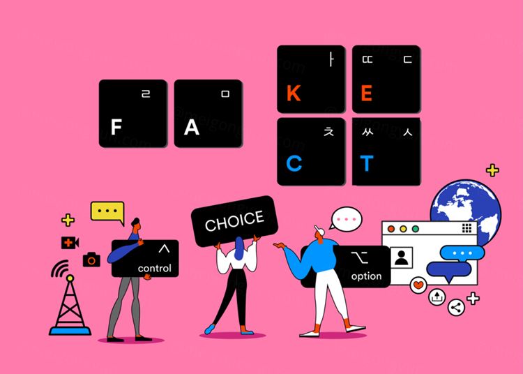 抵制散步谣言假新闻社会问题恶意评论舆论宣传插画素材 Fake News Stop!!!