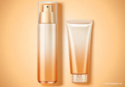 高端化妆品套装包装AI矢量海报模板Cosmetic posters AI template