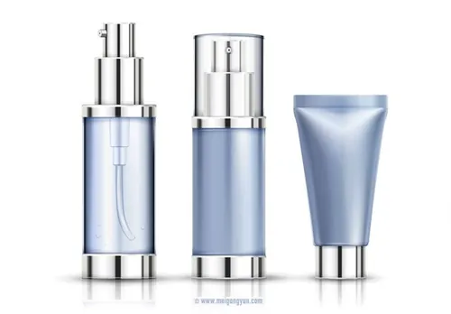 高端护肤品套装包装AI矢量海报模板Cosmetic posters AI template