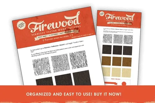 矢量的木质纹理素材 Vector Wood Patterns