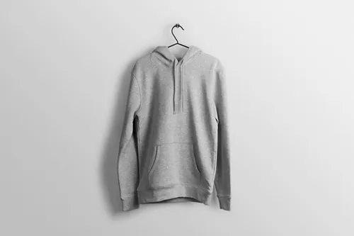 男士长袖连帽卫衣运动衫设计提案样机PSD模板 Mockup of different parts of clothing