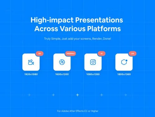 动画模型系统模型界面Animated Mockups System