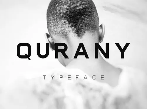 精彩和大胆的字体 Qurany 4 Styles Uppercase Typeface