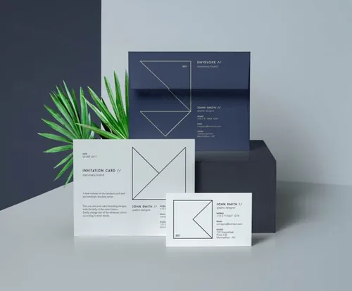 邀请卡样机 Psd Invitation Card Mockup Vol2