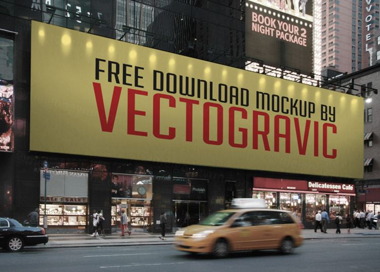 店铺招牌贴图样机PSD模板Sign Mockup