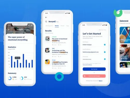 新闻阅读器应用程序ui工具包News and Reader App U