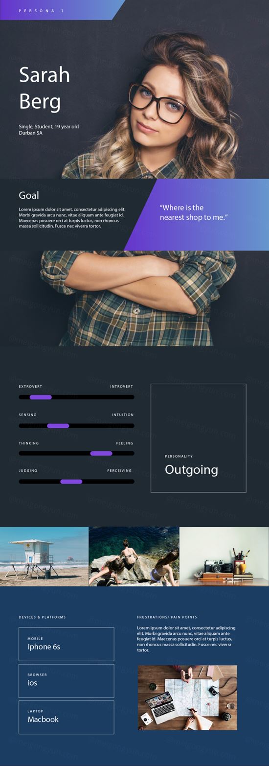 时尚潮流人物AI矢量设计素材Buyer Personas I