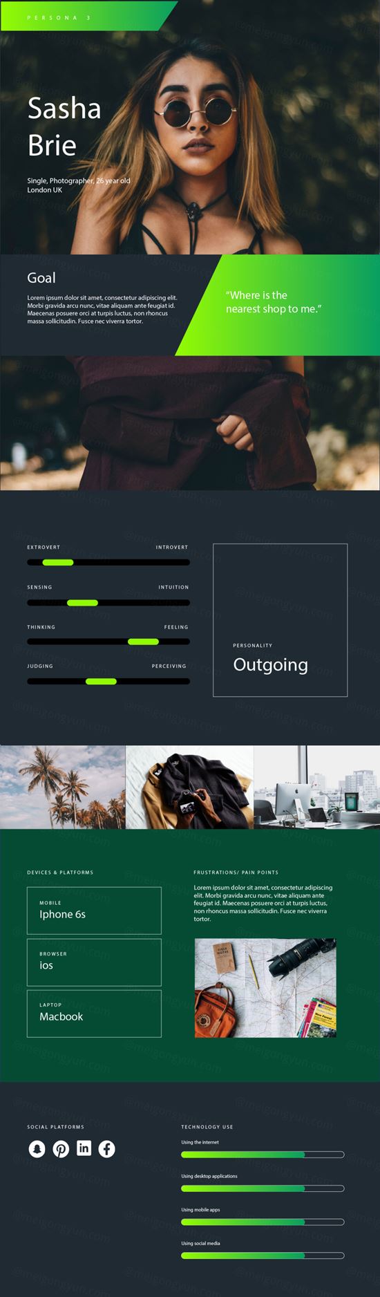 时尚潮流人物AI矢量设计素材Buyer Personas I