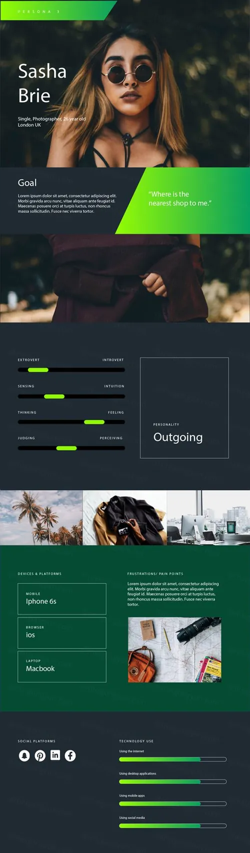 时尚潮流人物AI矢量设计素材Buyer Personas I