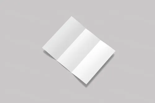 三折页模型PSD贴图模板rifold Brochure Mockup