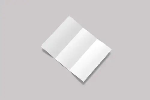 三折页模型PSD贴图模板rifold Brochure Mockup 样机模版
